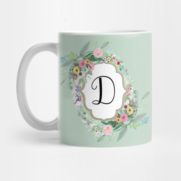 Letter Monogram D by GreenNest